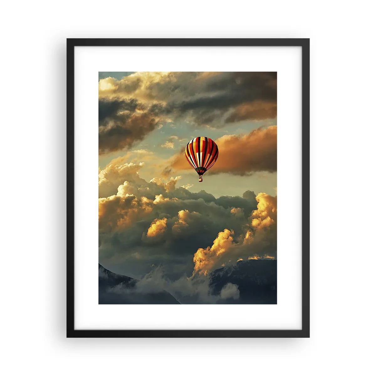 Plakat w czarnej ramie - Lecę, bo chcę - 40x50 cm