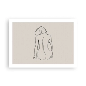 Plakat - Akt dziewczęcy - 70x50 cm