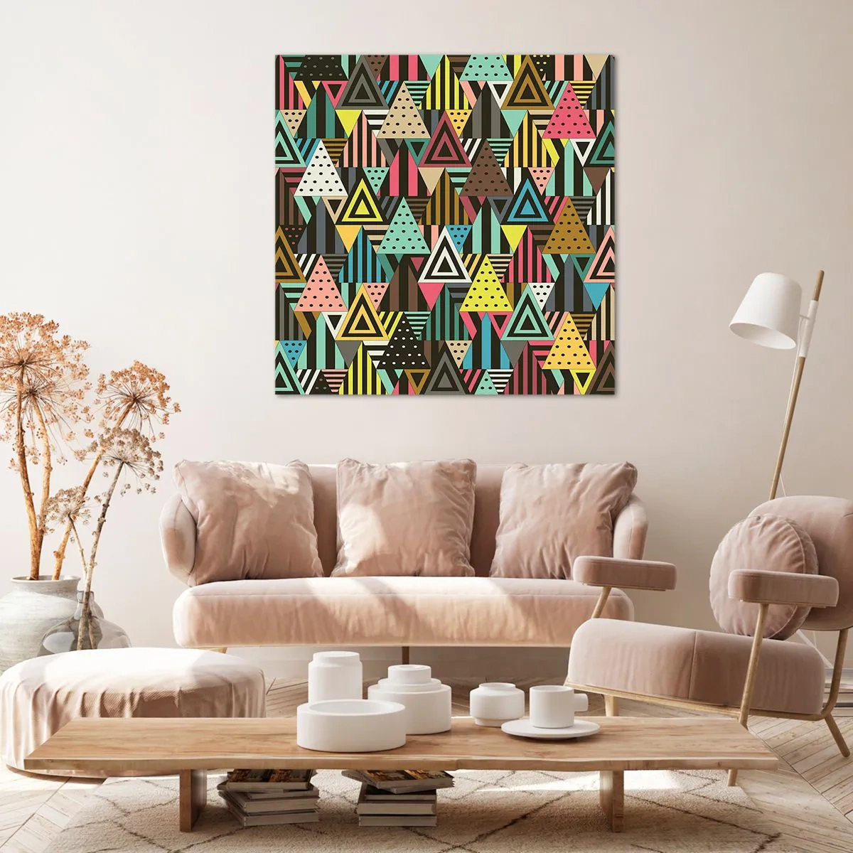 Obraz na płótnie - W rytmie na trzy - 60x60 cm