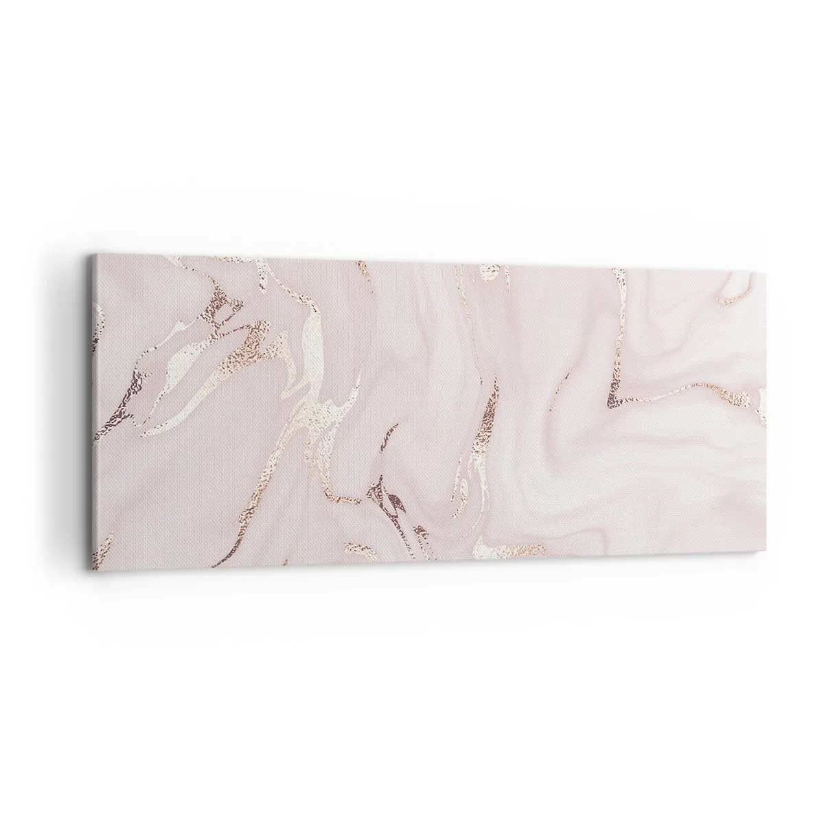 Obraz na płótnie - W różowym szale - 100x40 cm