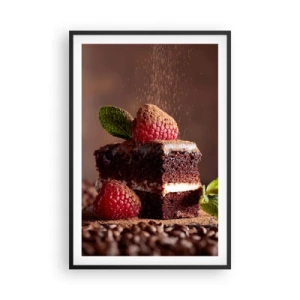 Plakat w czarnej ramie - Życie jest słodkie - 61x91 cm