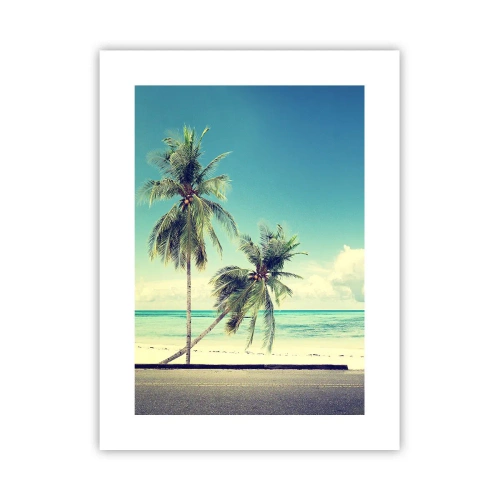 Plakat - Wakacje czas zacząć - 30x40 cm