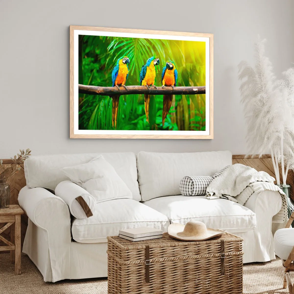 Plakat w ramie jasny dąb - A słyszałaś, że ona…? - 100x70 cm