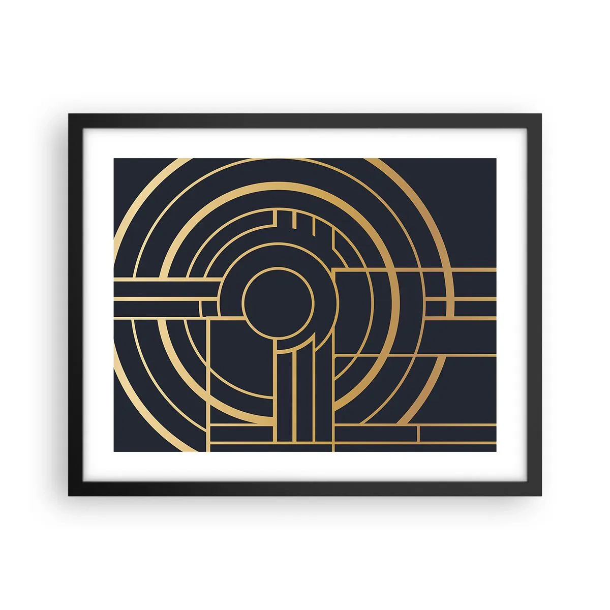 Plakat w czarnej ramie - Obroty rzeczy - 50x40 cm