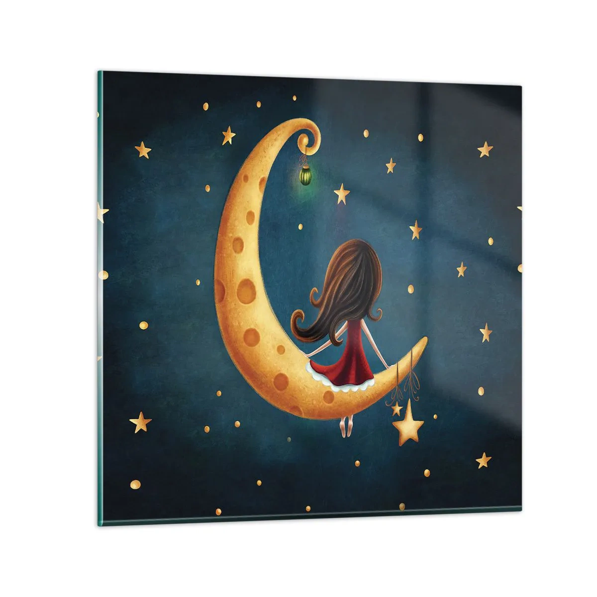 Obraz na szkle - Pewnego razu… - 70x70 cm