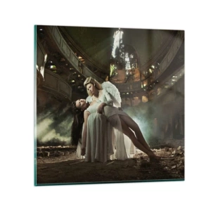 Obraz na szkle - Duch starego teatru - 50x50 cm