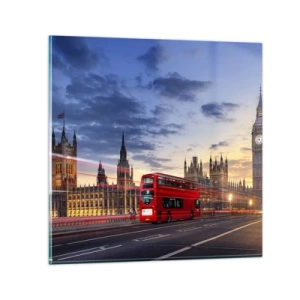 Obraz na szkle - Znaki szczególne - 70x70 cm