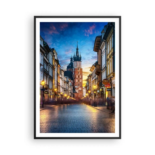 Plakat w czarnej ramie - Krakowski czar - 70x100 cm