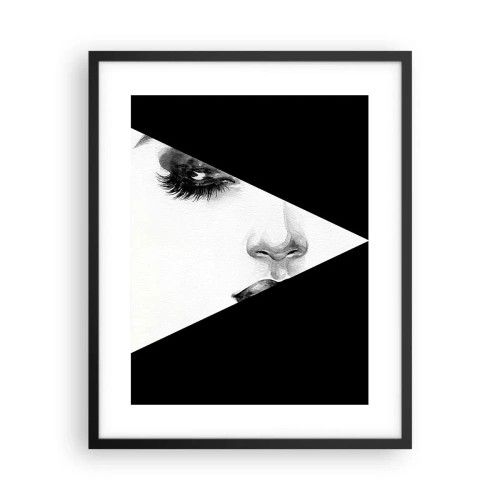 Plakat w czarnej ramie - Zawsze nieodkryta - 40x50 cm