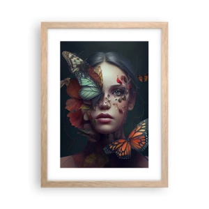 Plakat w ramie jasny dąb - Cudowna metamorfoza - 30x40 cm