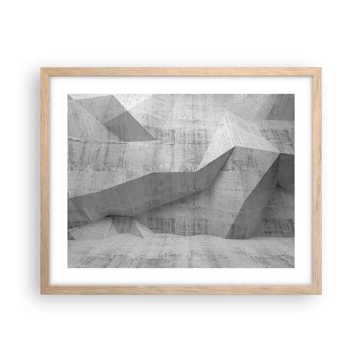 Plakat w ramie jasny dąb - Prawdziwe wyzwanie - 50x40 cm