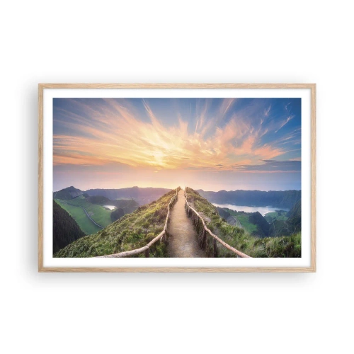 Plakat w ramie jasny dąb - Blisko nieba - 91x61 cm