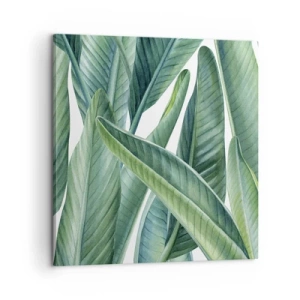 Obraz na płótnie - Zieleń sama w sobie - 60x60 cm