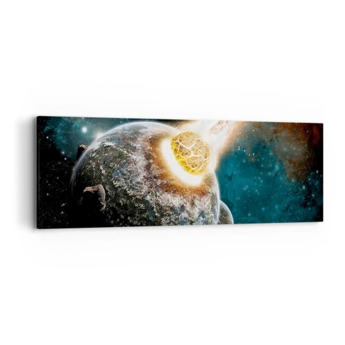 Obraz na płótnie - Zagłada czy narodziny? - 90x30 cm