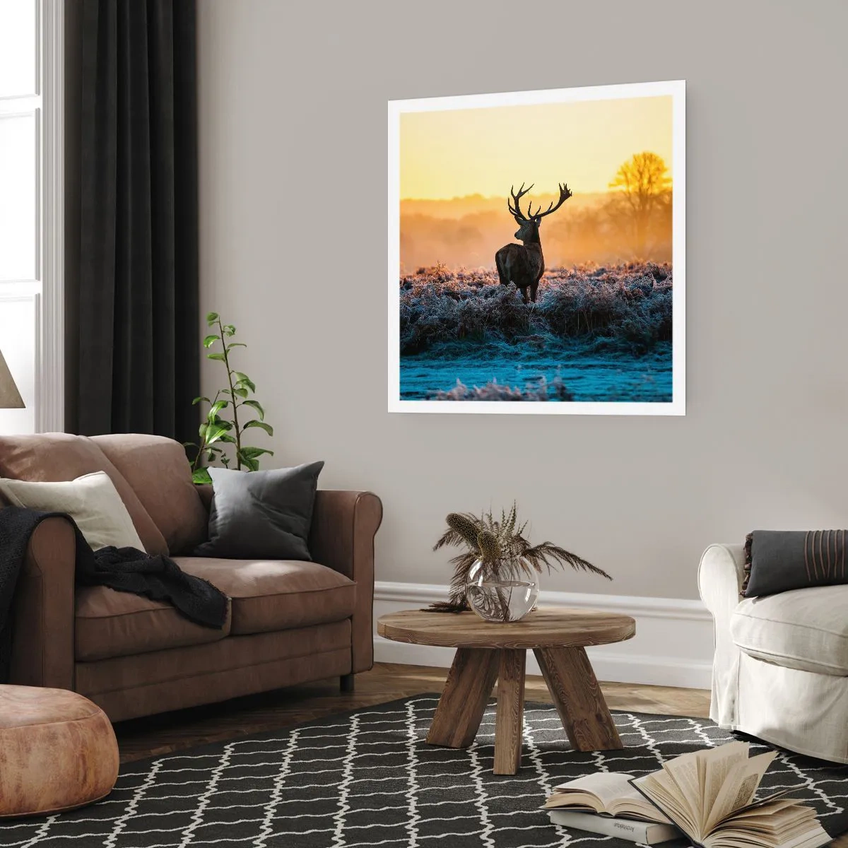 Plakat - Koronowany na swoich włościach - 30x30 cm