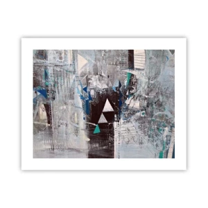 Plakat - Nadrzędny porządek trójkątów - 50x40 cm