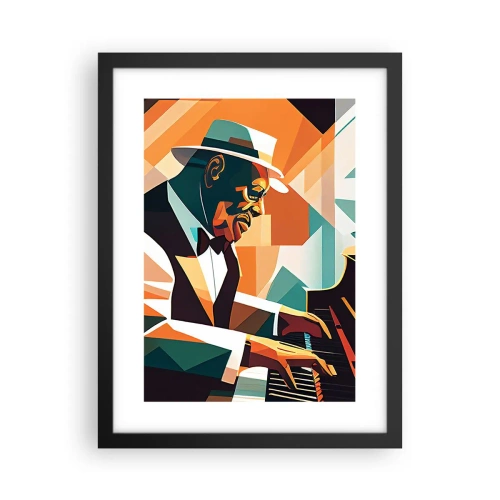 Plakat w czarnej ramie - Cały ten jazz - 30x40 cm