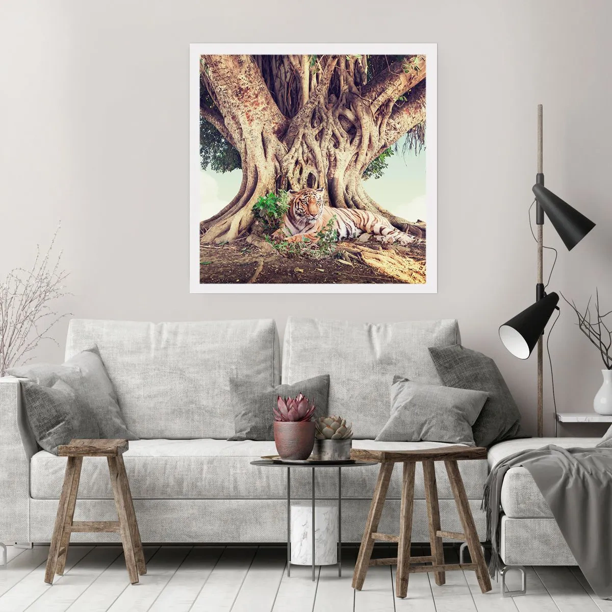 Plakat - Widok z Księgi Rodzaju - 30x30 cm
