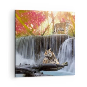 Obraz na płótnie - Pejzaż surrealistyczny    - 50x50 cm