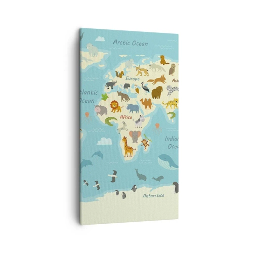 Obraz na płótnie - Dobrzy sąsiedzi - 45x80 cm