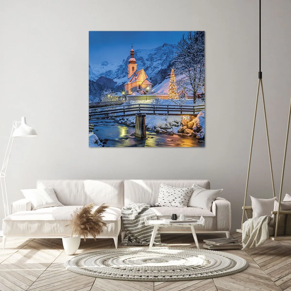 Obraz na płótnie - Duch Świąt - 70x70 cm