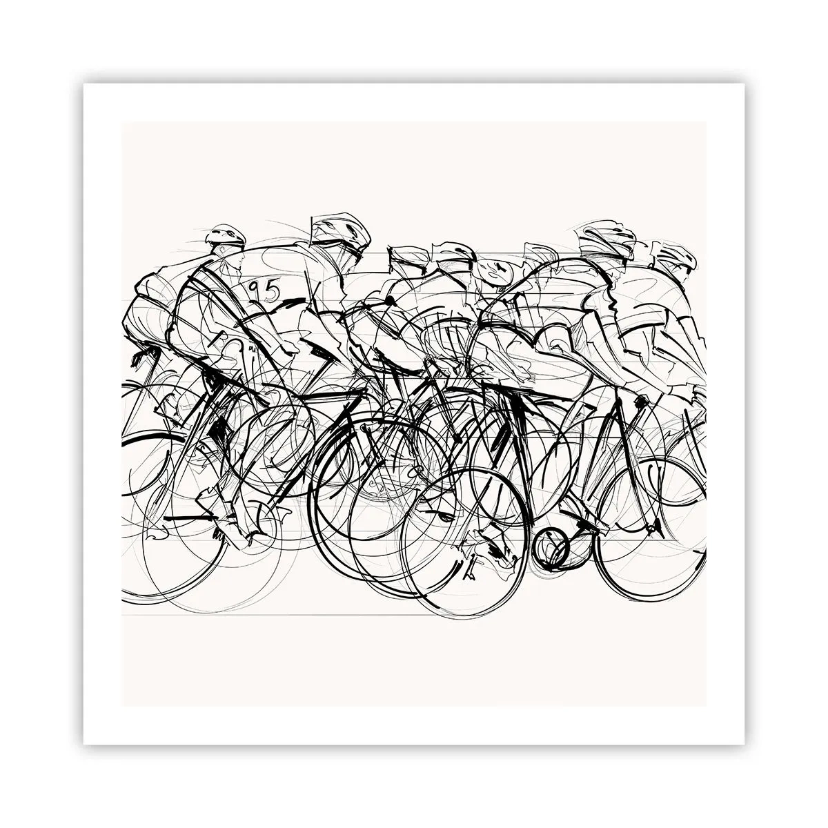 Plakat - Wespół w zespół - 60x60 cm