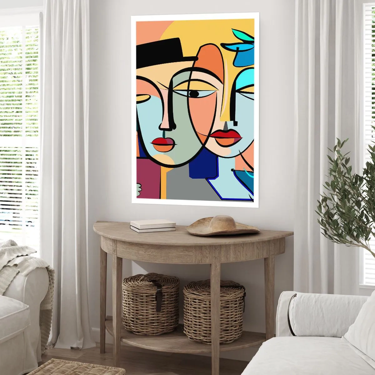 Plakat - Picassowskie randez vous - 40x50 cm