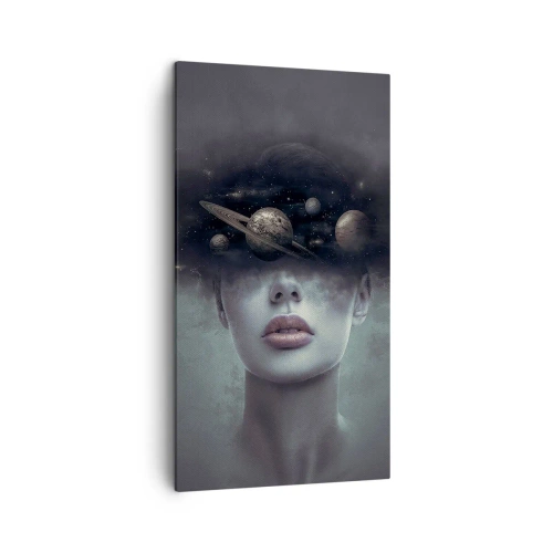 Obraz na płótnie - A planety szaleją… - 45x80 cm