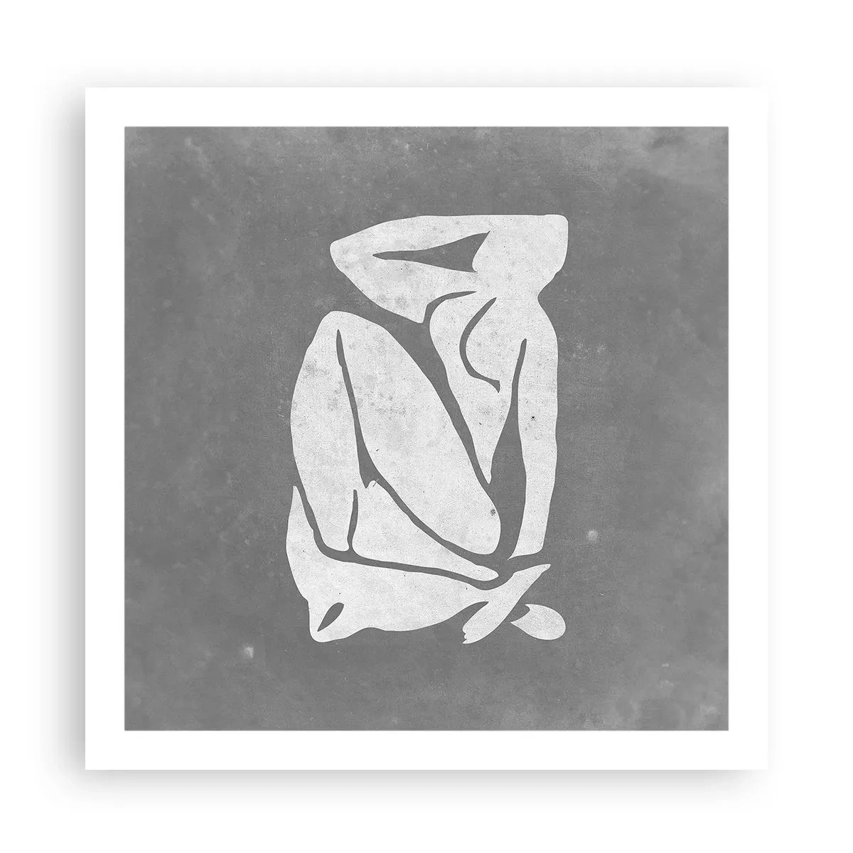 Plakat - W zamyśleniu - 60x60 cm