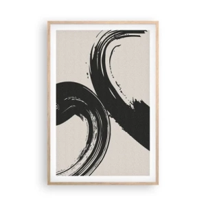 Plakat w ramie jasny dąb - Zamaszyście i koliście - 61x91 cm