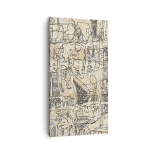 Obraz na płótnie - Czeka na rozszyfrowanie - 55x100 cm