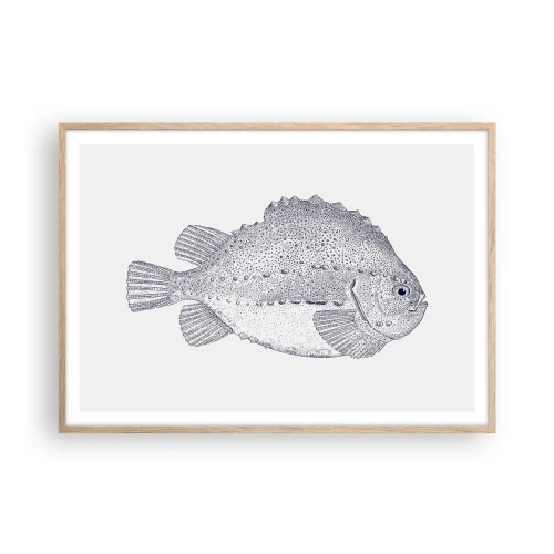 Plakat w ramie jasny dąb - Do albumu przyrodnika - 100x70 cm