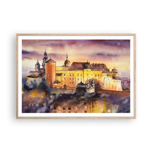 Plakat w ramie jasny dąb - Historia i baśń - 100x70 cm