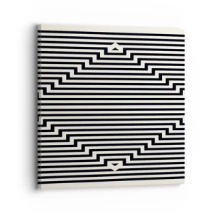 Obraz na płótnie - Geometryczna iluzja - 30x30 cm