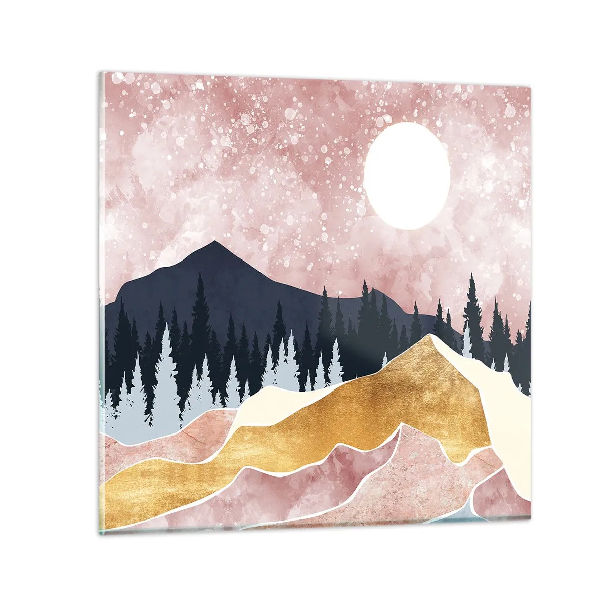 Obraz na szkle - Nocna straż - 60x60 cm