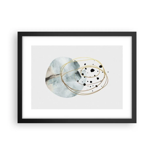 Plakat w czarnej ramie - W objęciach przestrzeni - 40x30 cm