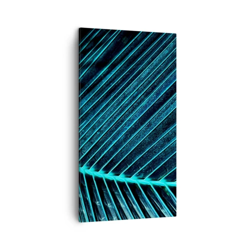 Obraz na płótnie - Faktura zieleni - 45x80 cm