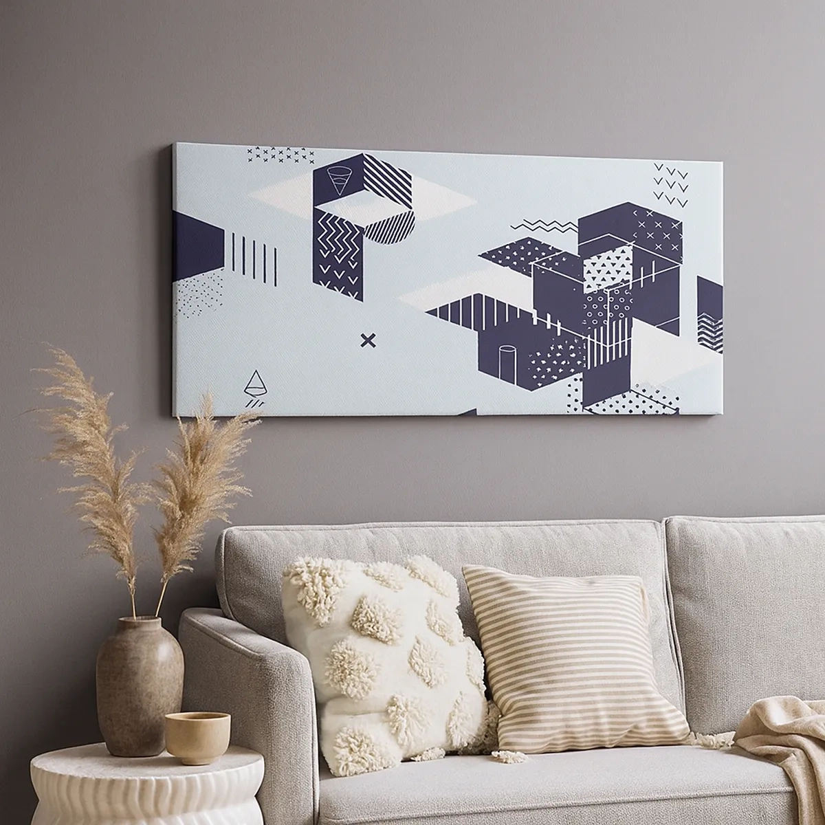 Obraz na płótnie - W duszy matematyka - 30x30 cm