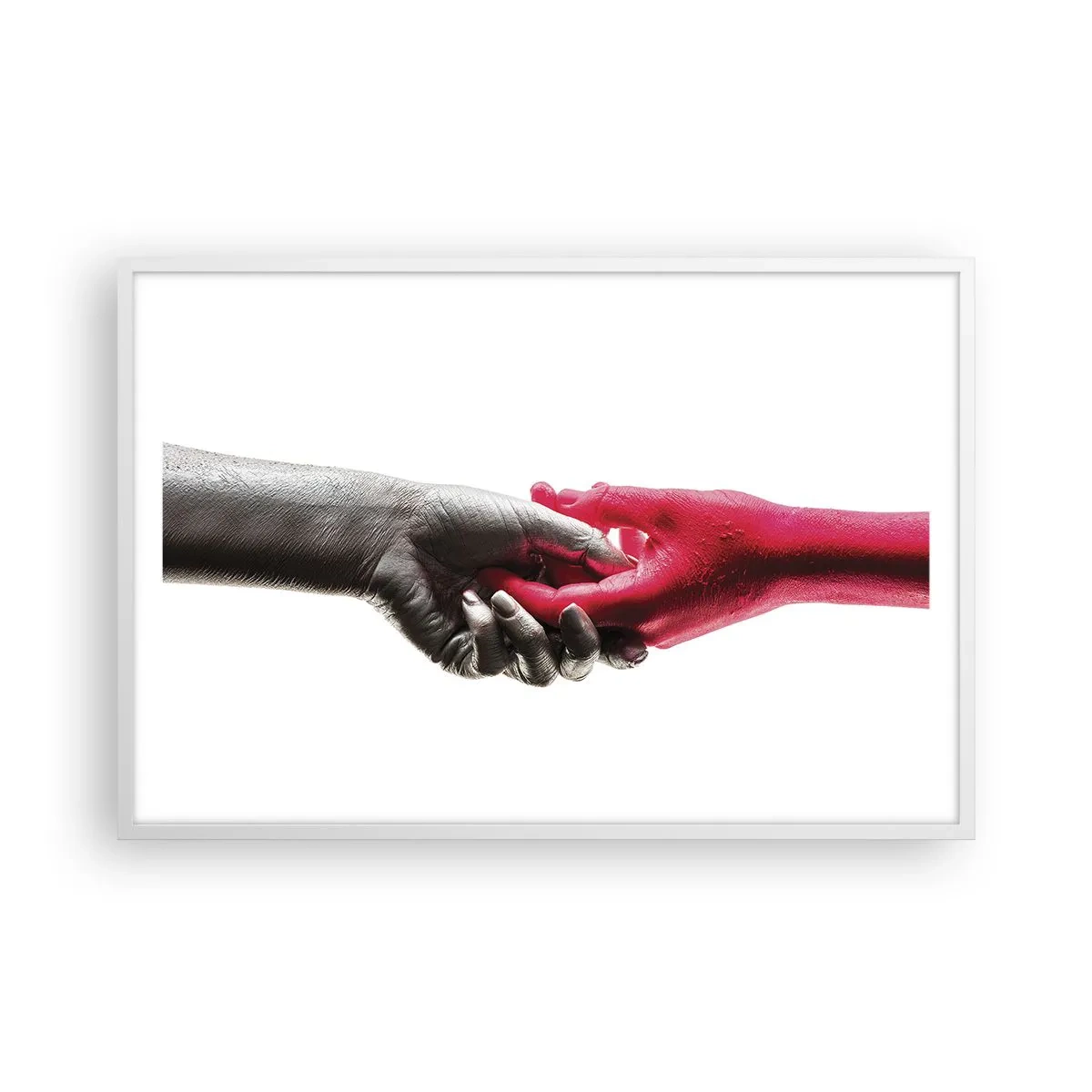 Plakat w białej ramie - Razem, choć inni - 91x61 cm