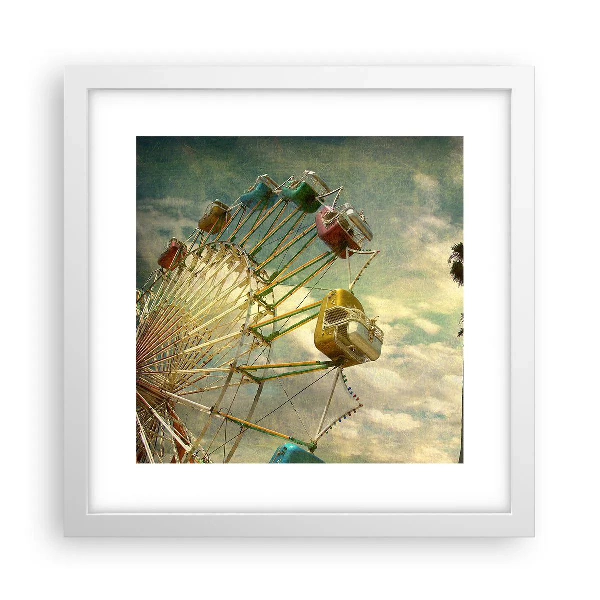 Plakat w białej ramie - Będzie, będzie zabawa… - 30x30 cm