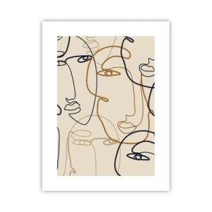 Plakat - Portret zwielokrotniony - 30x40 cm