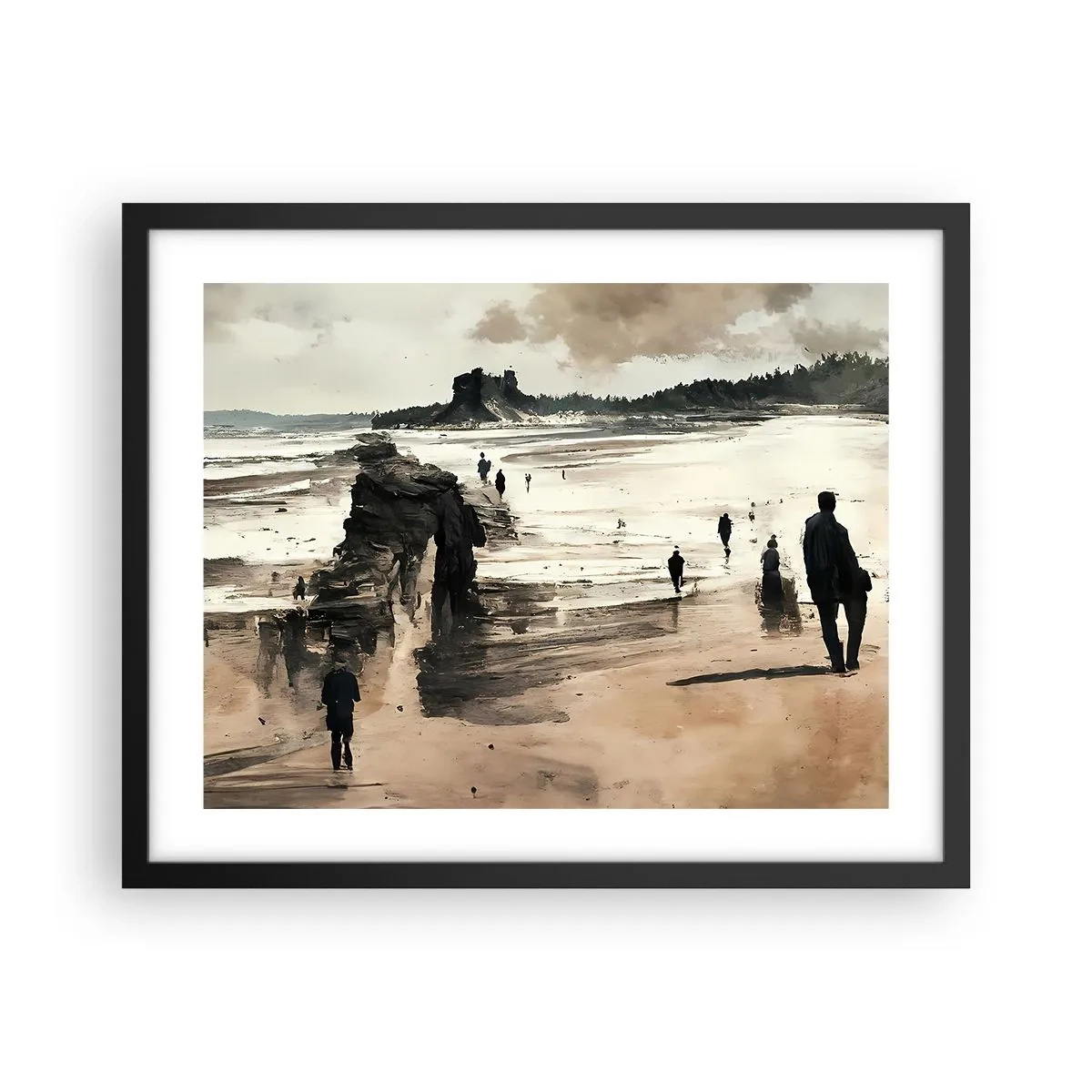 Plakat w czarnej ramie - Przywołani - 50x40 cm