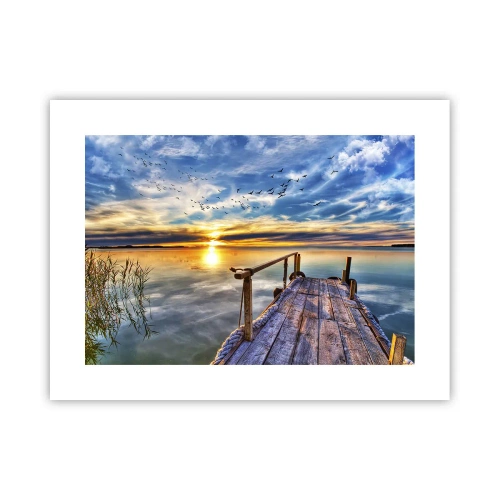 Plakat - Wiatr idzie na spoczynek - 40x30 cm