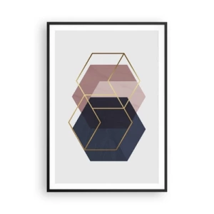 Plakat w czarnej ramie - Siła prostoty - 70x100 cm