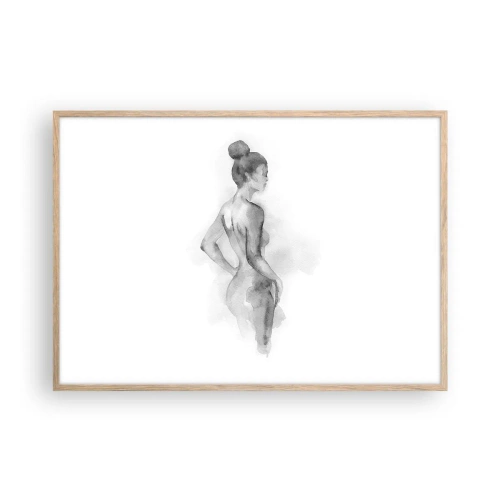 Plakat w ramie jasny dąb - Piękna jak malowanie - 100x70 cm