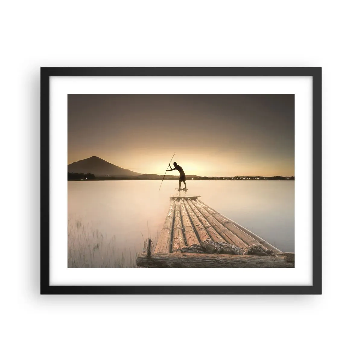 Plakat w czarnej ramie - Przed spoczynkiem - 50x40 cm