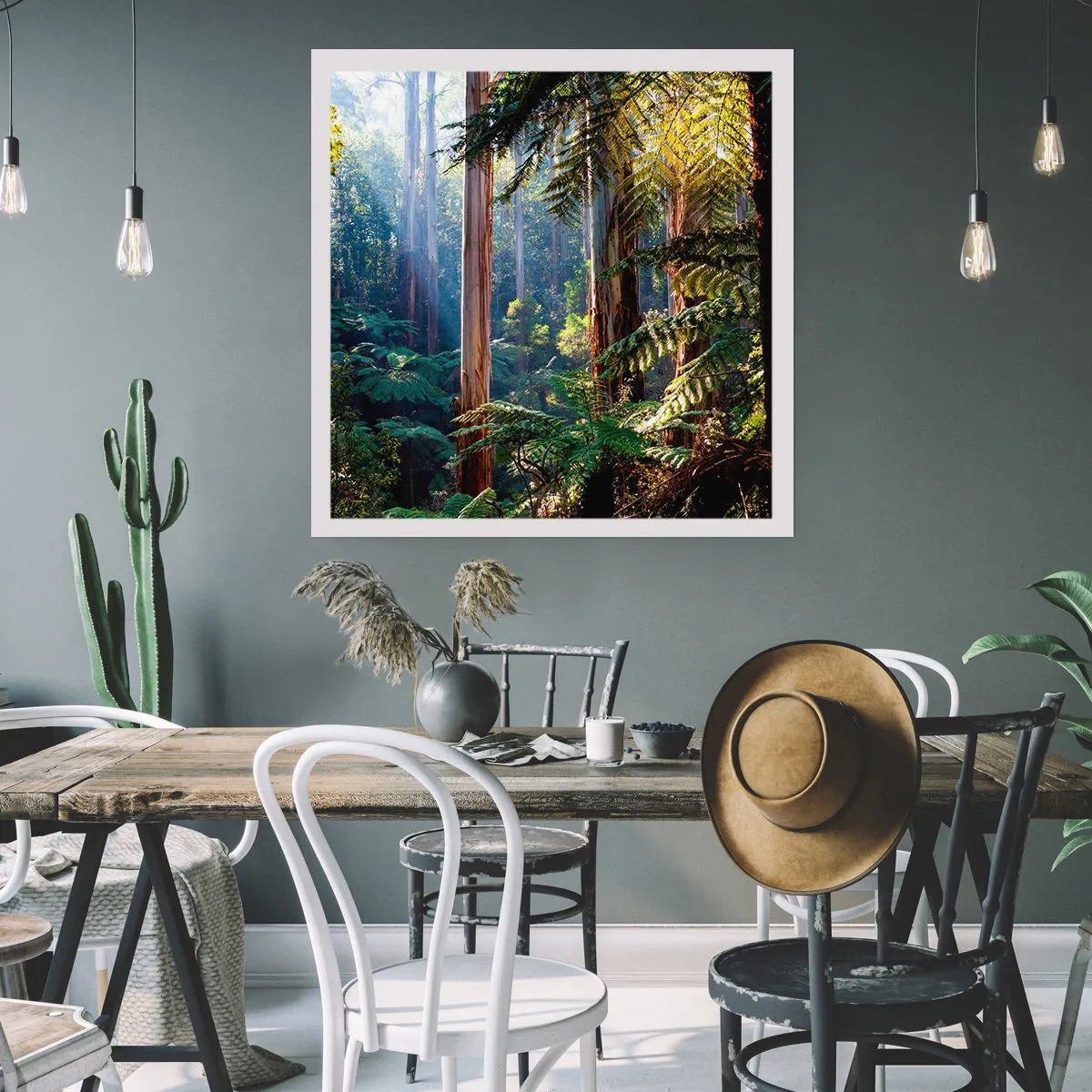 Plakat - Baśń lasu - 30x30 cm