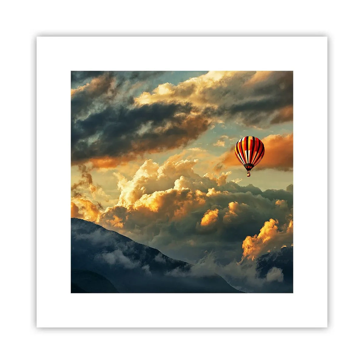 Plakat - Lecę, bo chcę - 30x30 cm