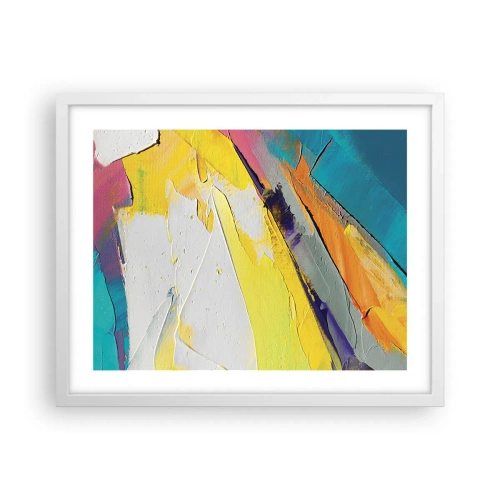 Plakat w białej ramie - Anatomia światła - 50x40 cm