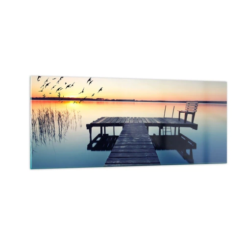 Obraz na szkle - To był dobry dzień - 100x40 cm